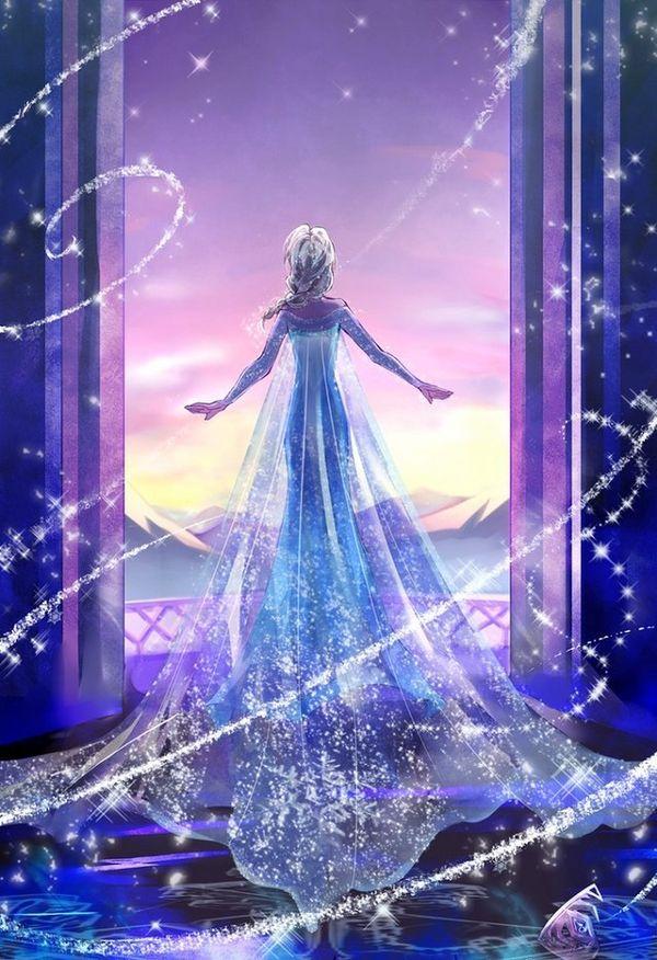 她是女王,冰雪女王超漂亮大图-qq卡通皮肤-动漫-好看的-唯美- 第2张
