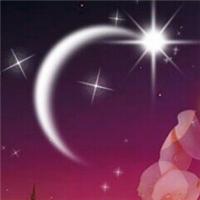 卡通版星星月亮唯美头像图片